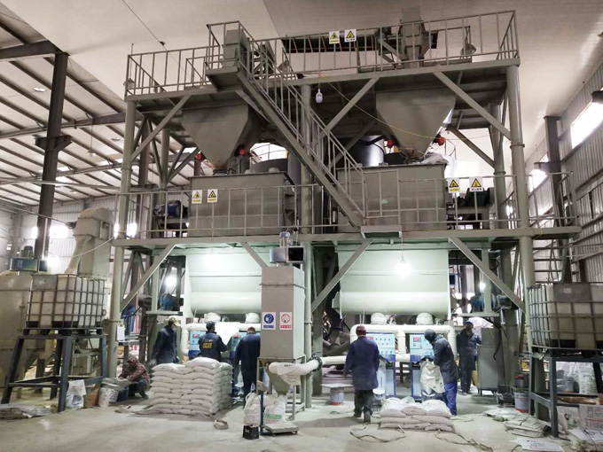 道路交通標(biāo)線涂料雙生產(chǎn)線客戶(hù)案例